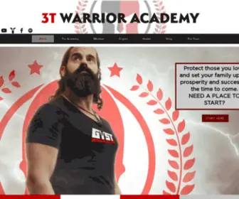 3Twarrioracademy.com(3T Warrior Academy) Screenshot