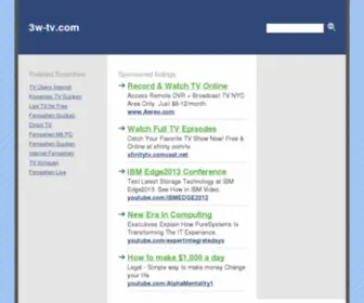 3W-TV.com(Internet-TV Web-TV IPTV Livestreams Internetfernsehen) Screenshot