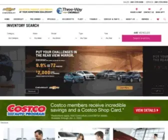 3Waychevrolet.com(Three-Way Chevrolet) Screenshot