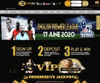 3Webet.com(Trusted Online Site in Asia) Screenshot