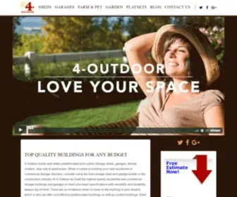 4-Outdoor.com(Home Improvement Contractor Frederick Maryland) Screenshot