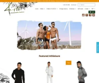 4-RTH.com(Organic Yoga Clothing for Men and Women) Screenshot