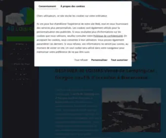 40-Loisirs.com(Vente camping car Biscarrosse) Screenshot