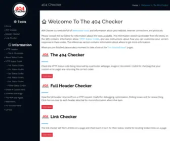 404Checker.com(The 404 Checker) Screenshot