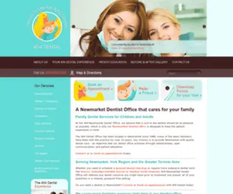 404Dental.com(Your Family Newmarket Dentist Office) Screenshot