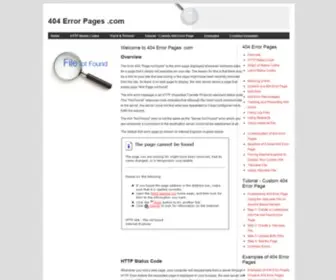 404Errorpages.com(404 Errorpages) Screenshot