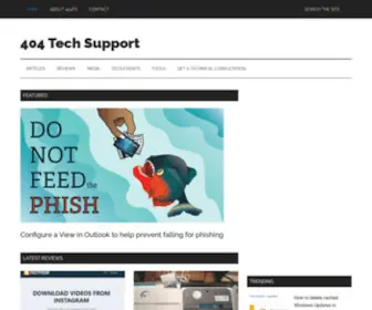 404Techsupport.com(404 Techsupport) Screenshot