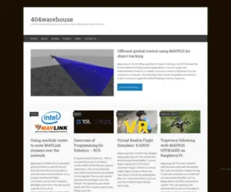 404Warehouse.net(Small Projects Big Ideas in Robotics) Screenshot