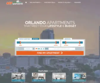 407Apartments.com(Orlando Apartments You'll Actually Love) Screenshot