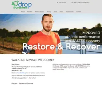 40Drop.com(Cryotherapy) Screenshot