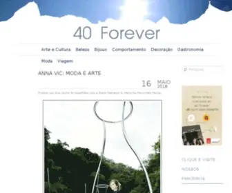 40Forever.com.br(40 Forever) Screenshot