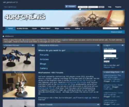 40Kforums.com(Warhammer 40k Forums) Screenshot