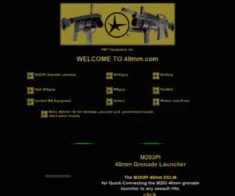 40MM.com(40mm GRENADE LAUNCHERS) Screenshot