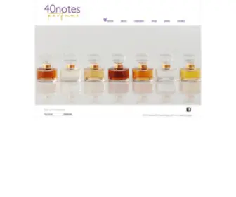 40Notes.com(40 Notes Perfume) Screenshot