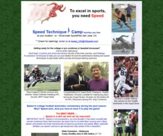 40Speed.com(Speed Training for Football) Screenshot