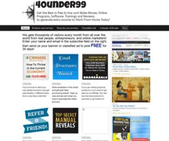 40Under99.com(Working with Entreprenuers) Screenshot