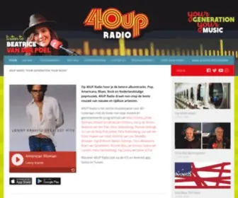 40Upradio.nl(Het internet radio station voor non) Screenshot