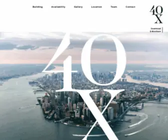 40XNYC.com(FiDi Office Space) Screenshot