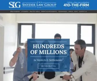 410Thefirm.com(Medical Malpractice Lawyers) Screenshot