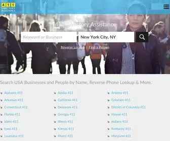 411DA.com(USA Local Directory Assistance) Screenshot