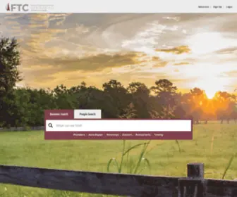 411FTC.com(Search the yellow pages for phone numbers and addresses of businesses) Screenshot