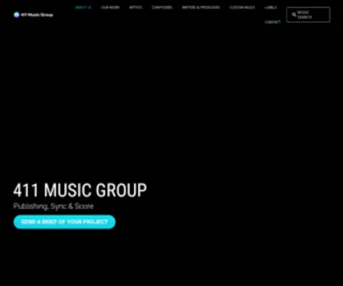 411MusicGroup.com(HomepageMusic Group) Screenshot