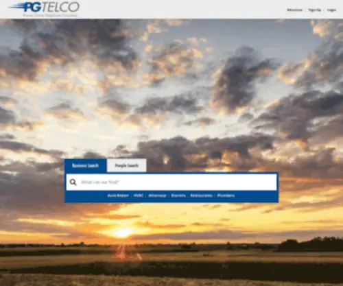 411Pgtelco.com(Search the yellow pages for phone numbers and addresses of businesses) Screenshot