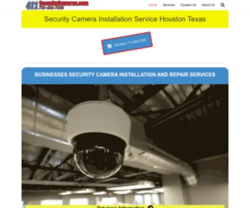 411Securitycameras.com(Houston Security Camera Installations) Screenshot