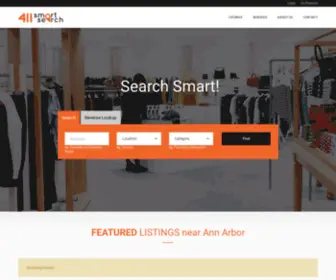 411Smartsearch.ca(Find Local Businesses the Smart WaySmart Search) Screenshot