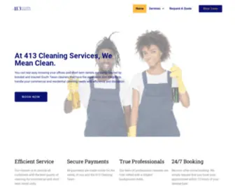 413Cleaningservices.com(Houston's Commercial and Short Term Rentals Cleaning Company) Screenshot