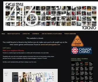 416CYclestyle.com(TORONTOCyclestyle) Screenshot