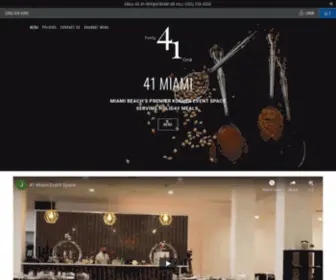 41Miami.com(Shabbat & Holiday Meals Miami Beach) Screenshot