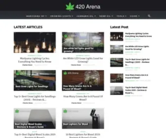 420Arena.com(420 Arena) Screenshot