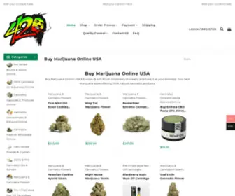 420Blunt.net(Buy Marijuana Online USA) Screenshot