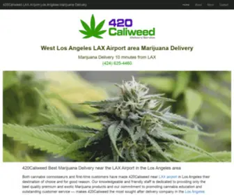 420Caliweed.com(420Caliweed Best LAX Airport West Los Angeles Marijuana Delivery High Quality) Screenshot