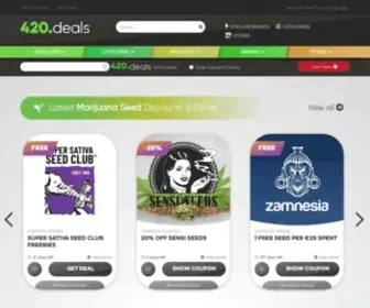 420.deals(Discount Codes & Promos For Everything 420) Screenshot