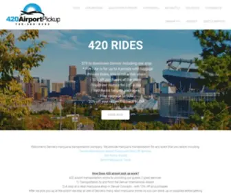 420Friendlyairportpickup.com(Denver Airport Transportation) Screenshot