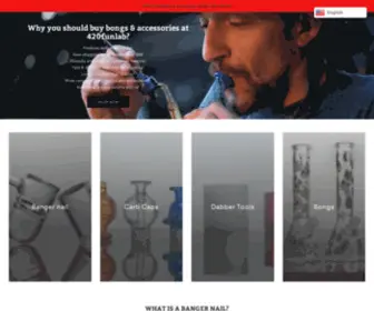 420Funlab.com(Quartz banger nail &bong carb caps hemp Cannabis extract) Screenshot