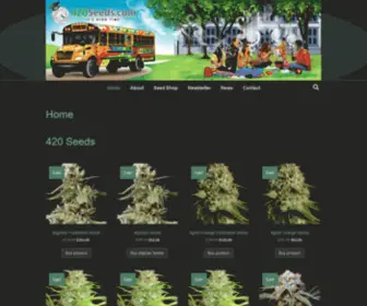 420Seeds.com(British Columbia Seed Bank) Screenshot