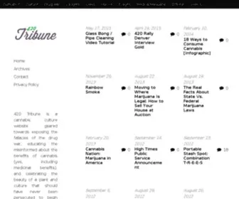 420Tribune.com(420 Tribune) Screenshot