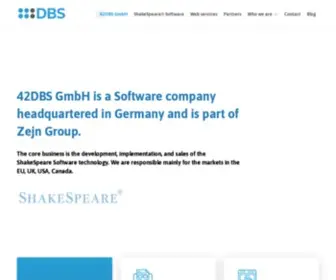 42DBS.com(The core business) Screenshot