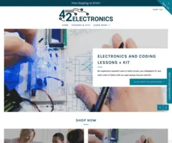 42Electronics.com(42 Electronics) Screenshot