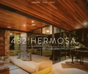 432Hermosa.com(The Dinah Shore Palm Springs Estate) Screenshot