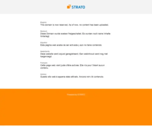 43Einhalb.info(Domain reserved) Screenshot