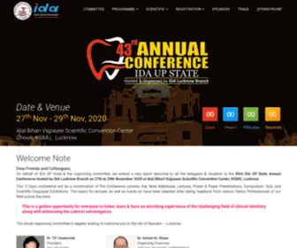 43Idaupcon.com(43rd IDA UP STATE ANNUAL CONFERENCE) Screenshot