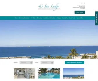 43Sealodge.co.za(Holiday Apartment Accommodation in Umhlanga Rocks 43 Sea Lodge) Screenshot