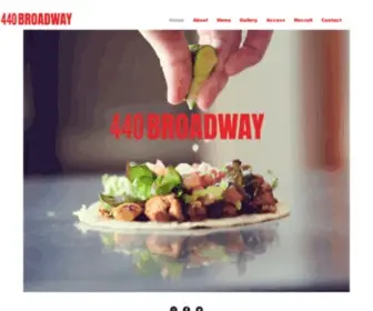 440Broadway.com(We are 440Broadway serving authentic Tex) Screenshot