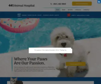 441Animalhospitalboca.com(441 Animal Hospital in Boca Raton) Screenshot