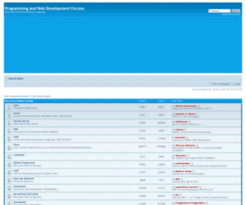44342.com(Programming and Web Development Forums) Screenshot