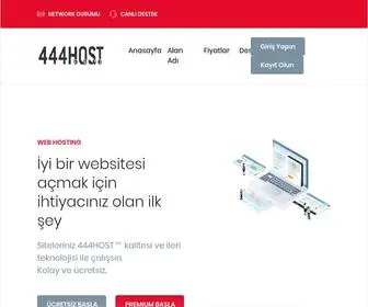 444Host.com(Home) Screenshot